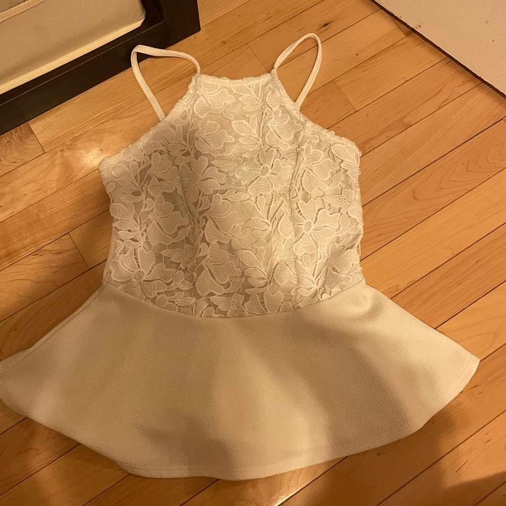 Fancy white top